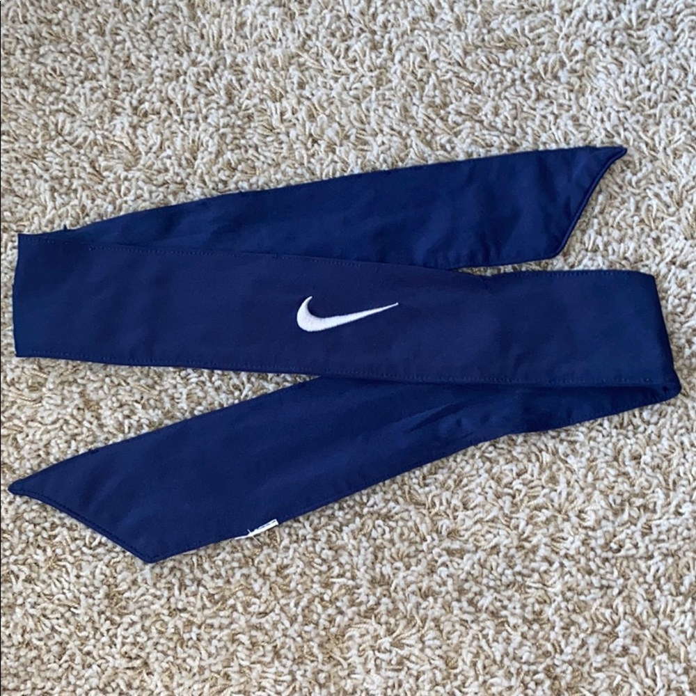 Navy Nike Dri-Fit Head Tie 2.0